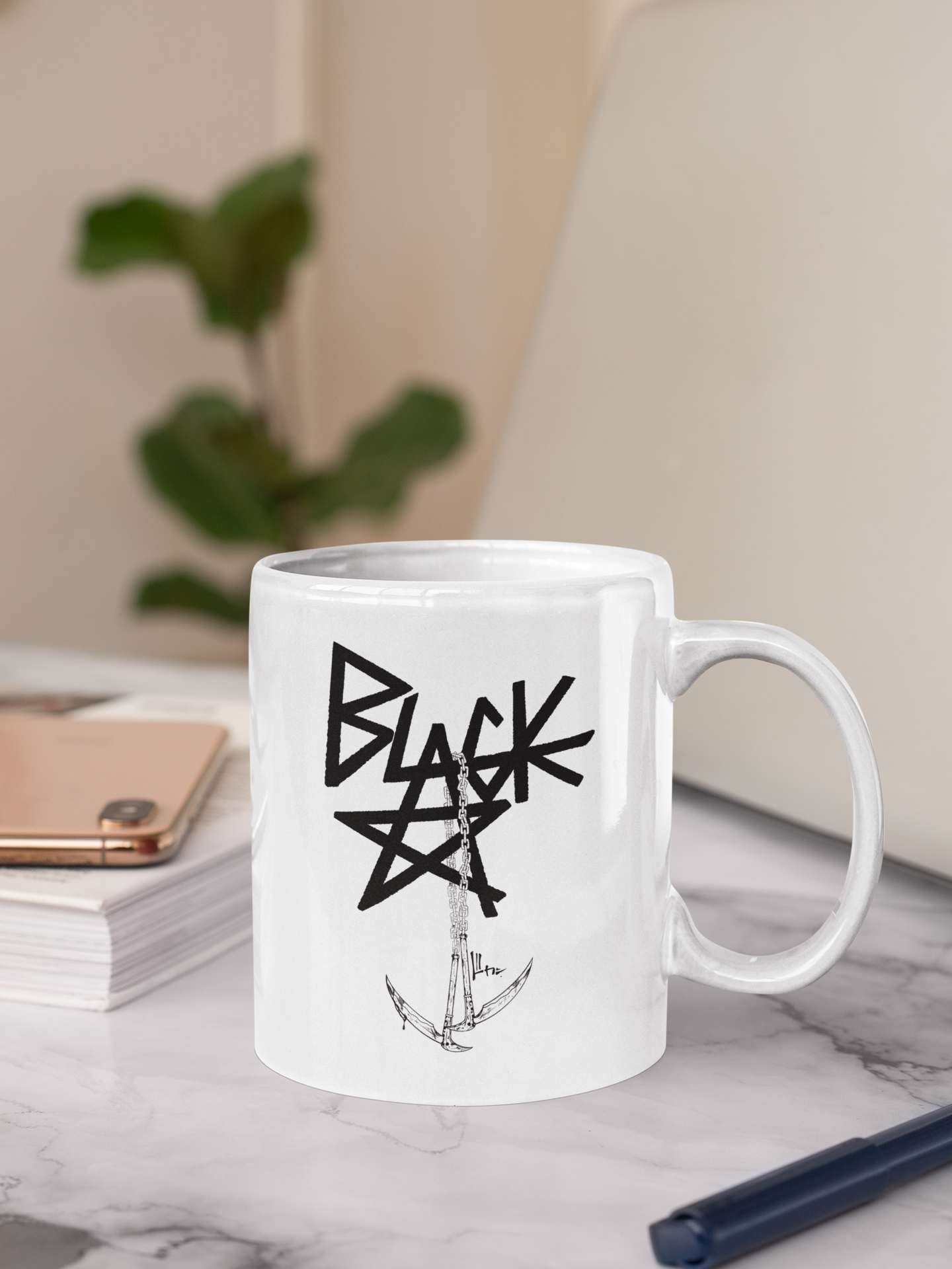 Nysekai "Blackstar X Chain Scythe - Soul Eater" Mug