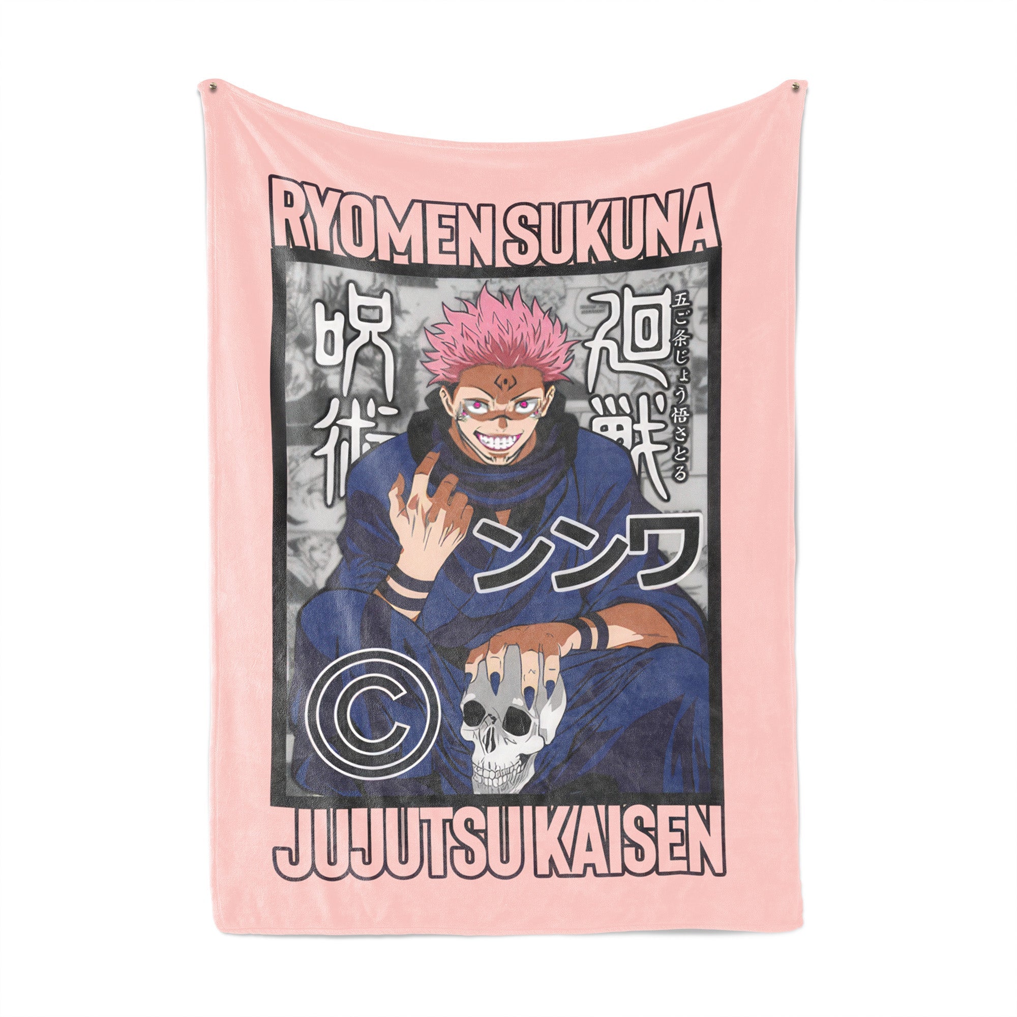 Ryomen Sukuna Jujutsu Kaisen Blanket