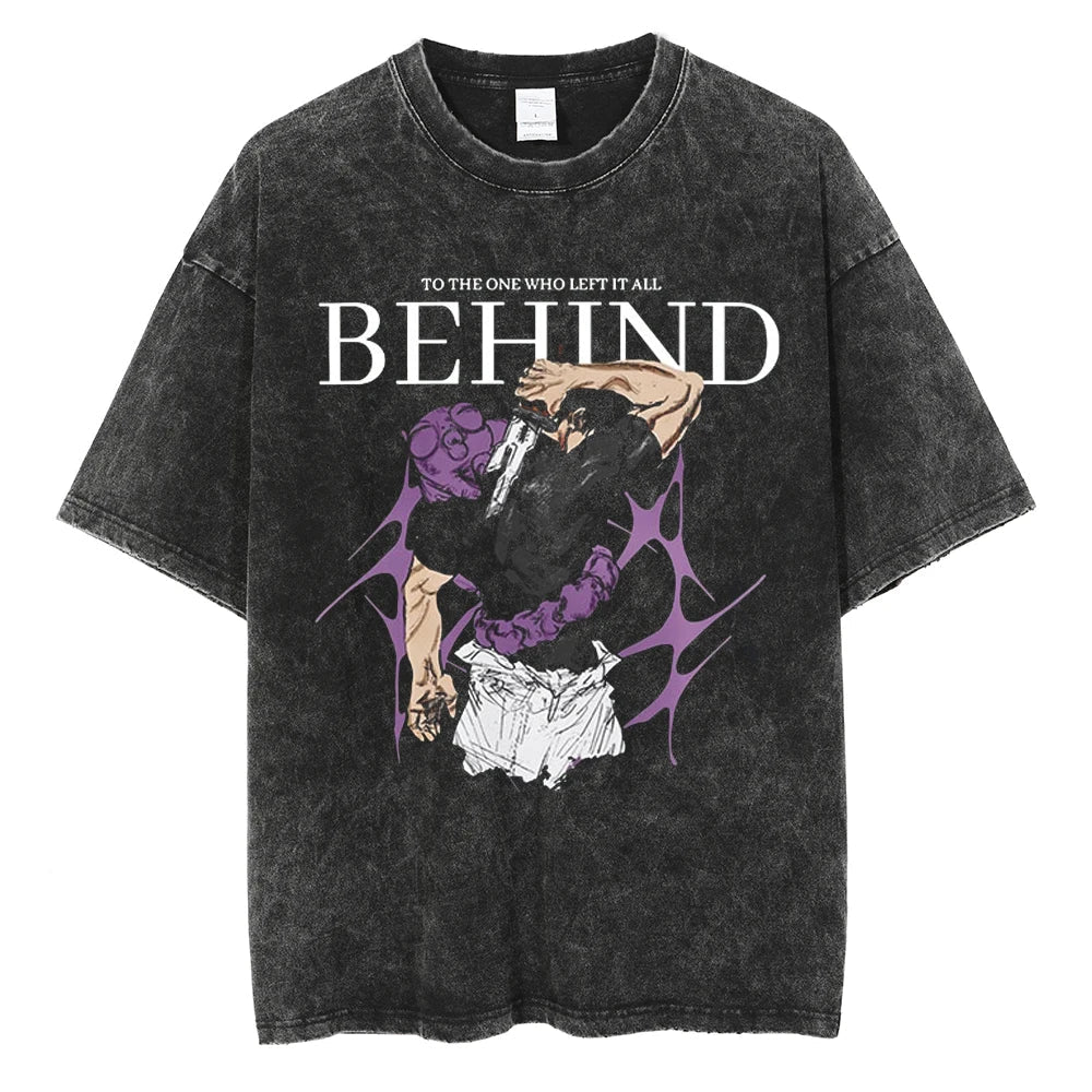 Nysekai "Behind V2" Vintage Oversized T Shirt