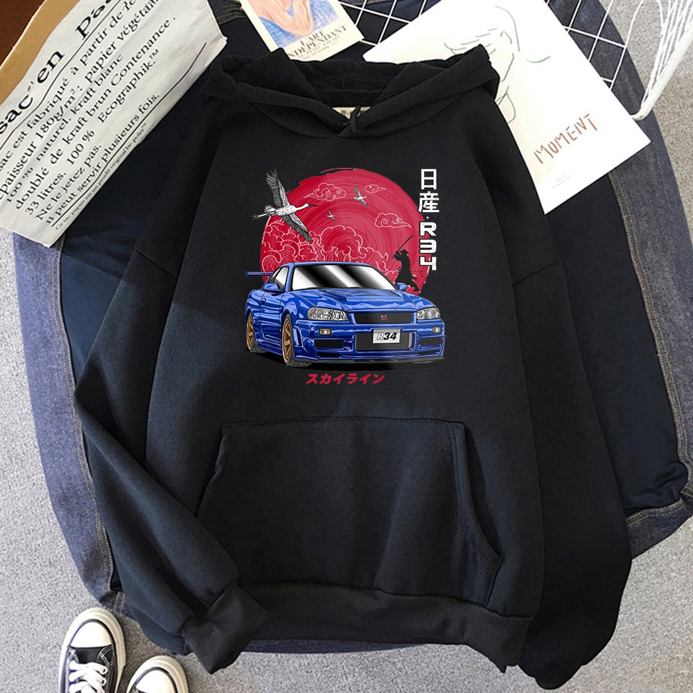 Nysekai Skyline GT-R R34 Hoodie