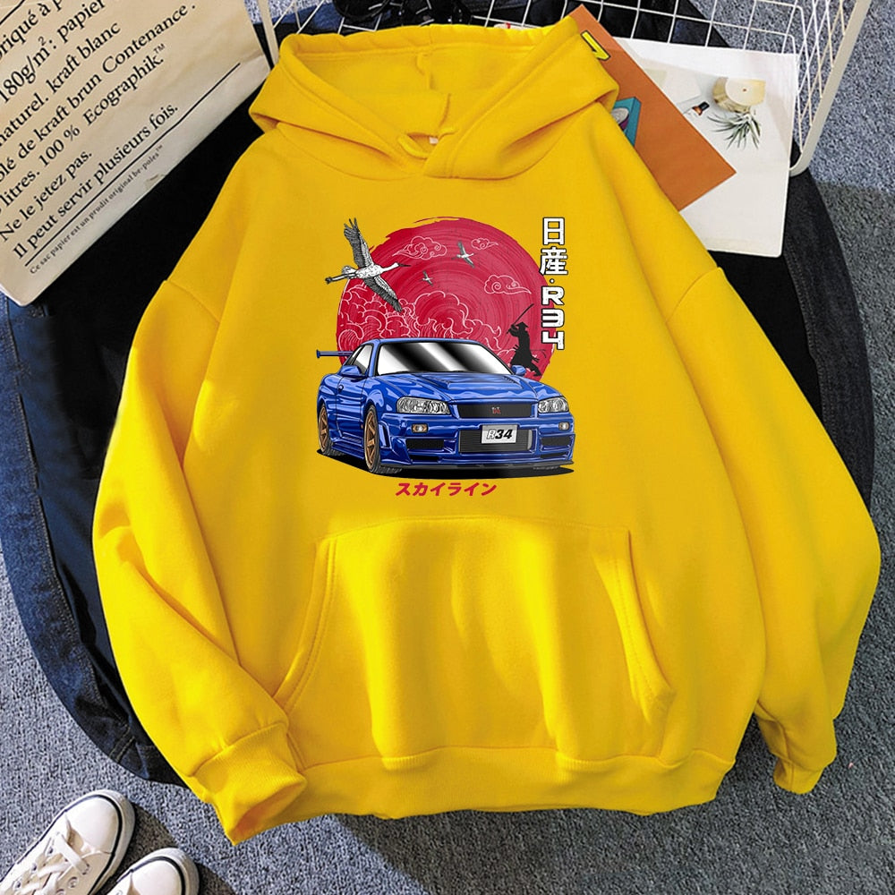 Nysekai Skyline GT-R R34 Hoodie