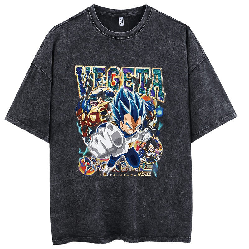 Nysekai "Saiyan Prince" Vintage Oversized T Shirt