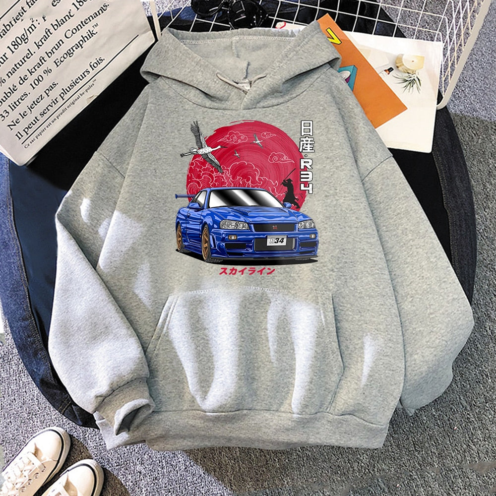 Nysekai Skyline GT-R R34 Hoodie