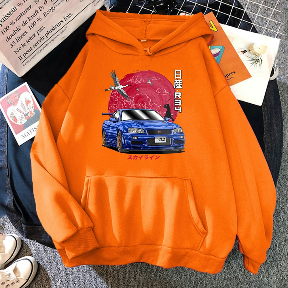 Nysekai Skyline GT-R R34 Hoodie