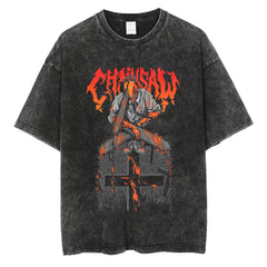 Nysekai "Devil Hunter" Vintage Oversized T Shirt