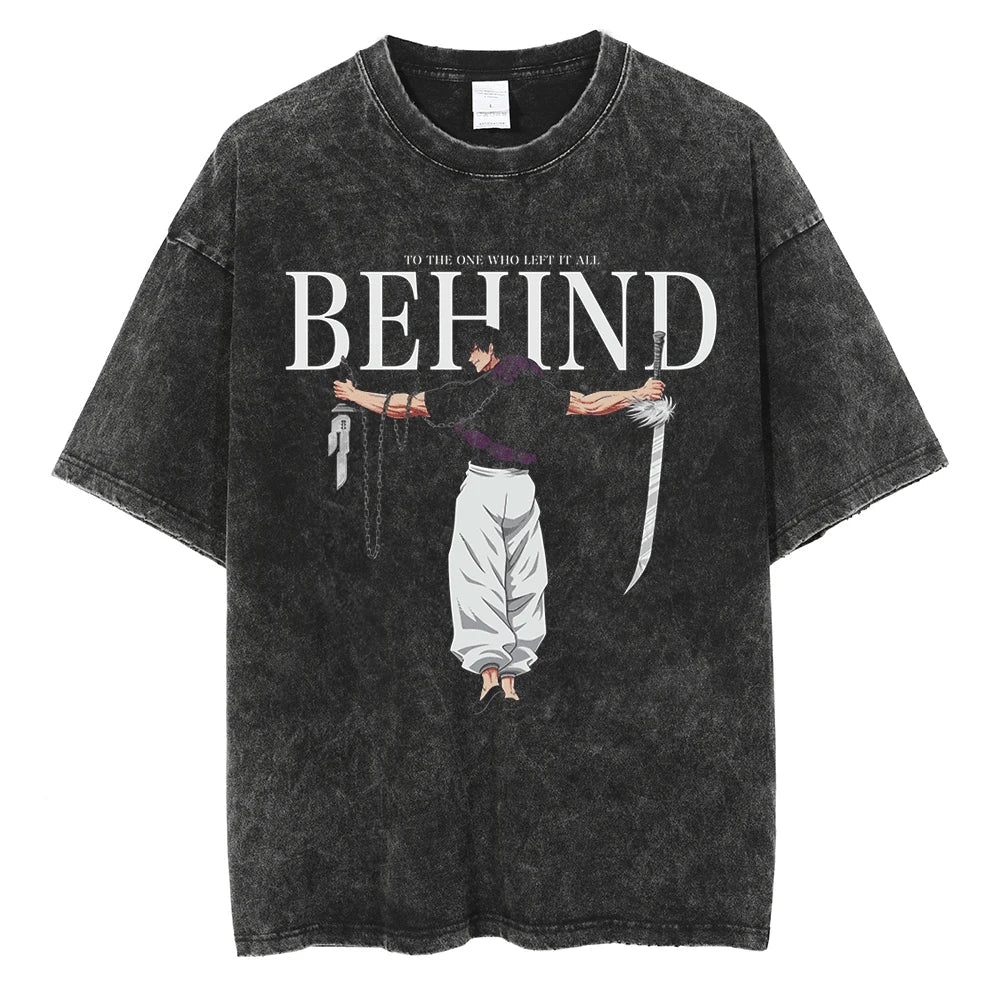 Nysekai "Behind" Vintage Oversized T Shirt