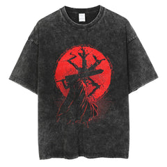 Nysekai "Blood Moon" Vintage Oversized T Shirt