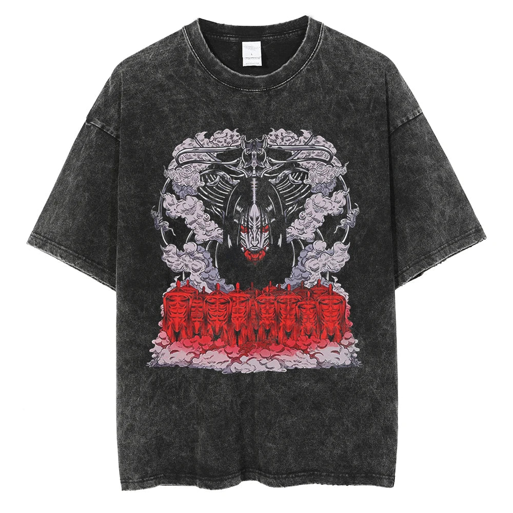 Nysekai "The Rumbling" Vintage Oversized T Shirt