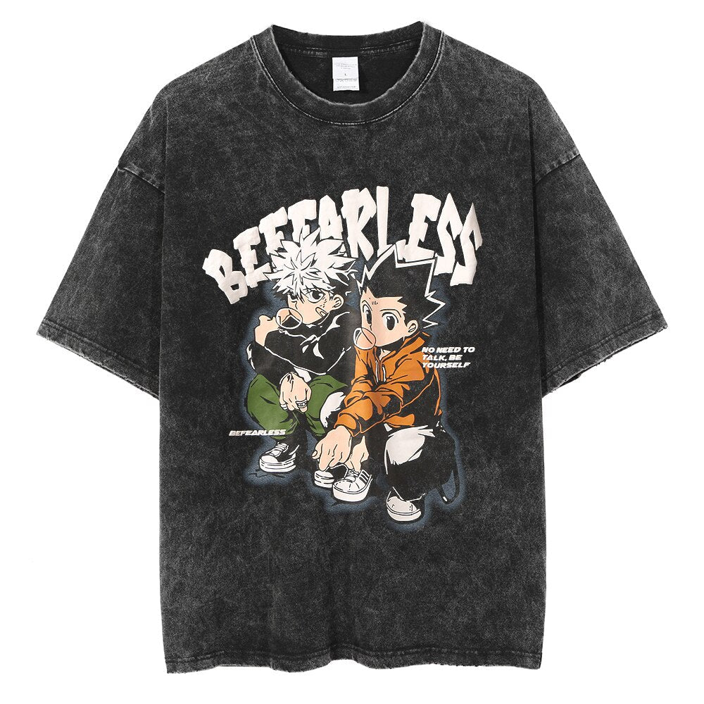 Nysekai "Fearless" Vintage Oversized T Shirt