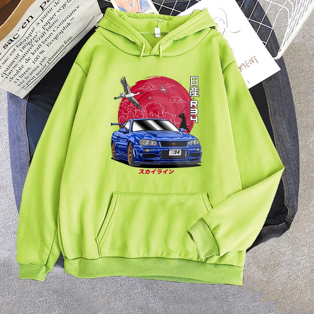 Nysekai Skyline GT-R R34 Hoodie