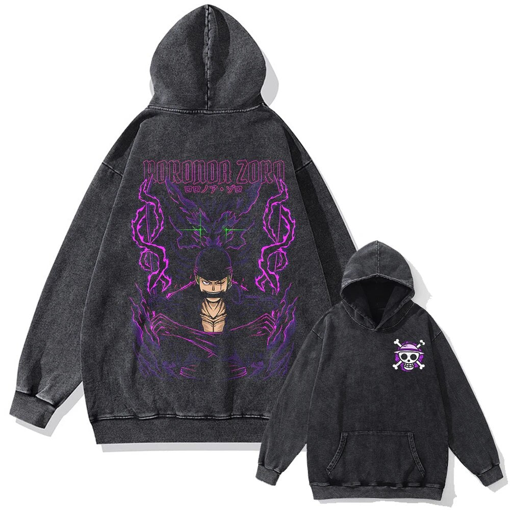 Nysekai "Asura" 2-Sided Vintage Oversized Hoodie