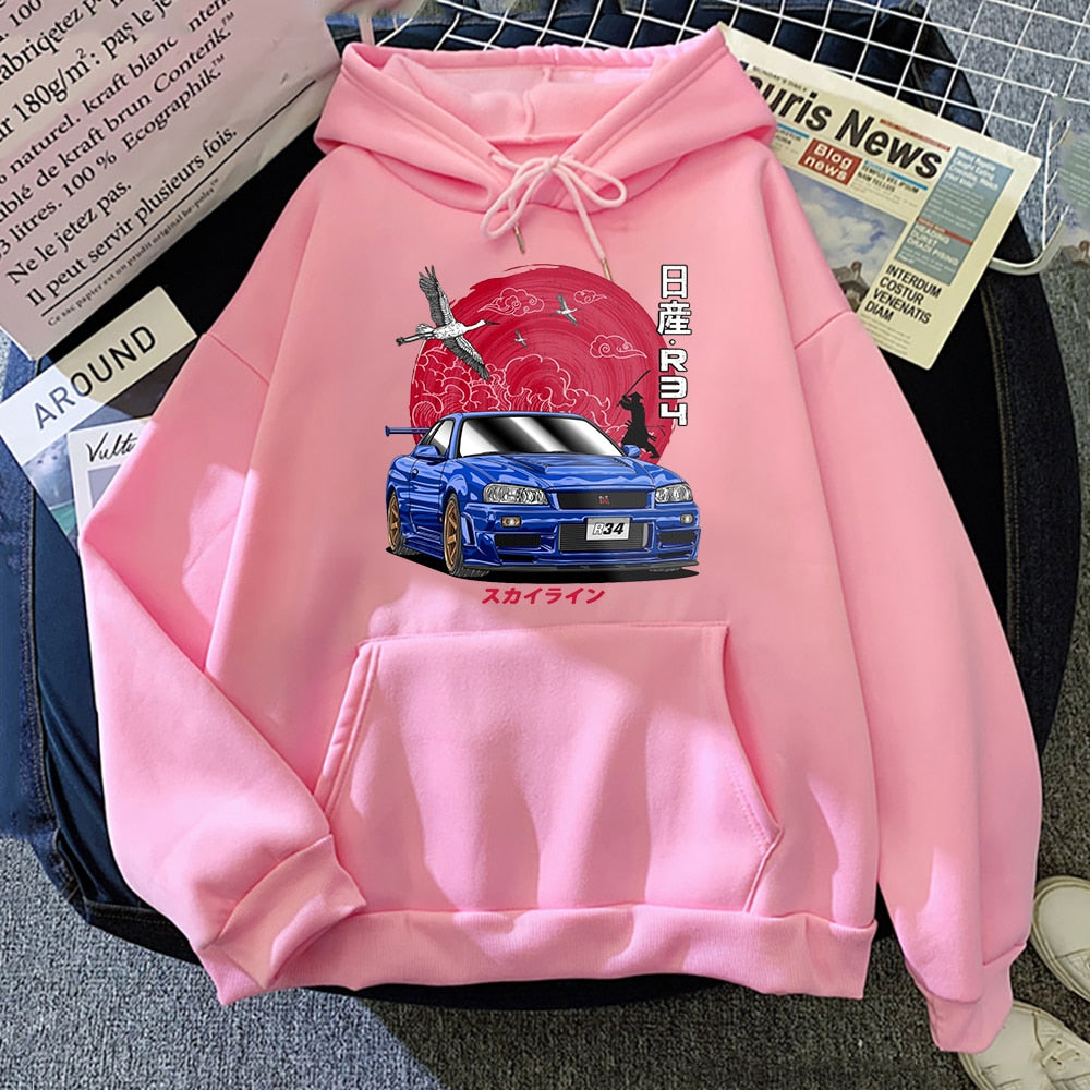 Nysekai Skyline GT-R R34 Hoodie