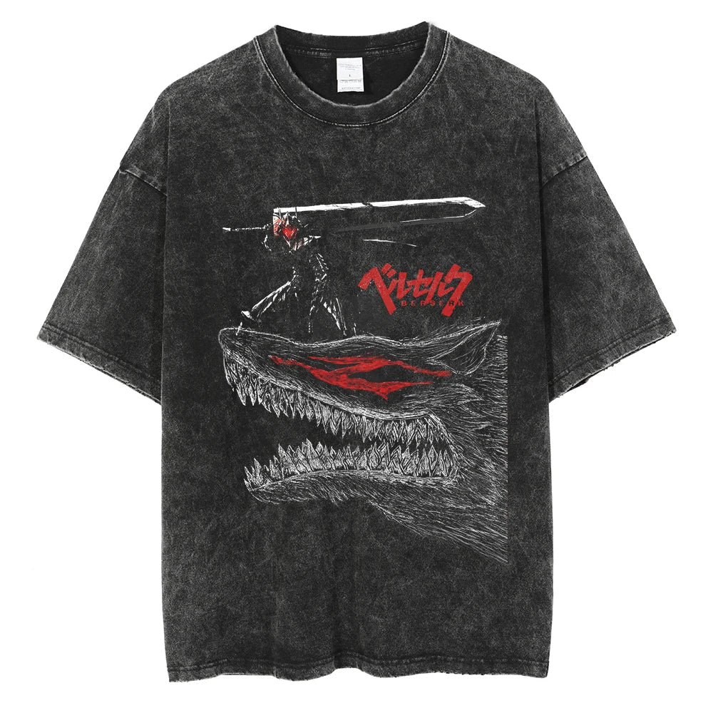 Nysekai "Darkness" Vintage Oversized T Shirt