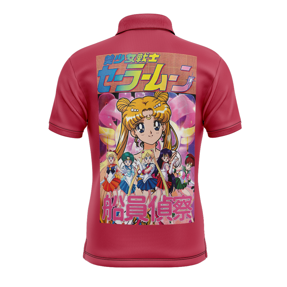 Sailor Scouts Sailor Moon Polo Goft Shirt