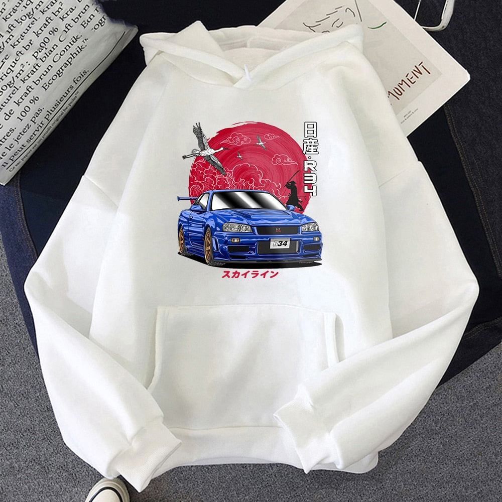 Nysekai Skyline GT-R R34 Hoodie