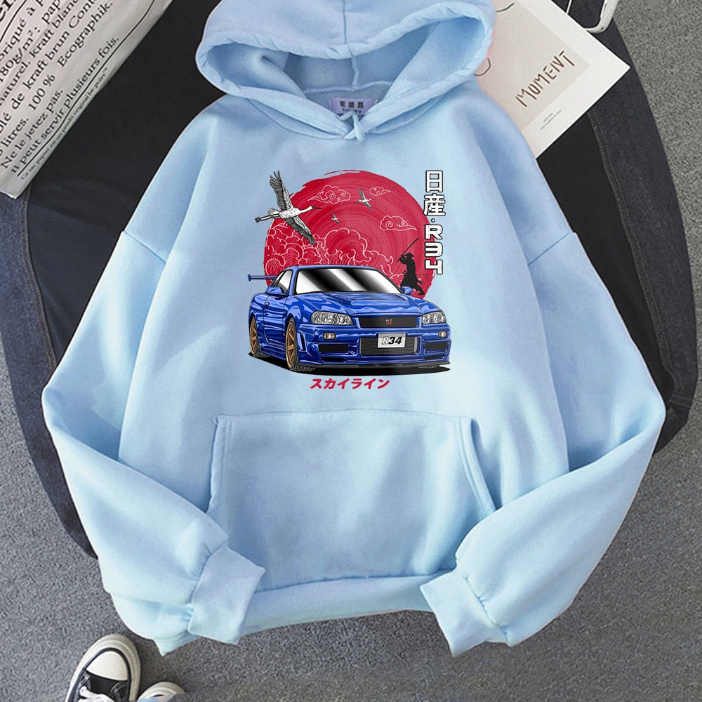 Nysekai Skyline GT-R R34 Hoodie