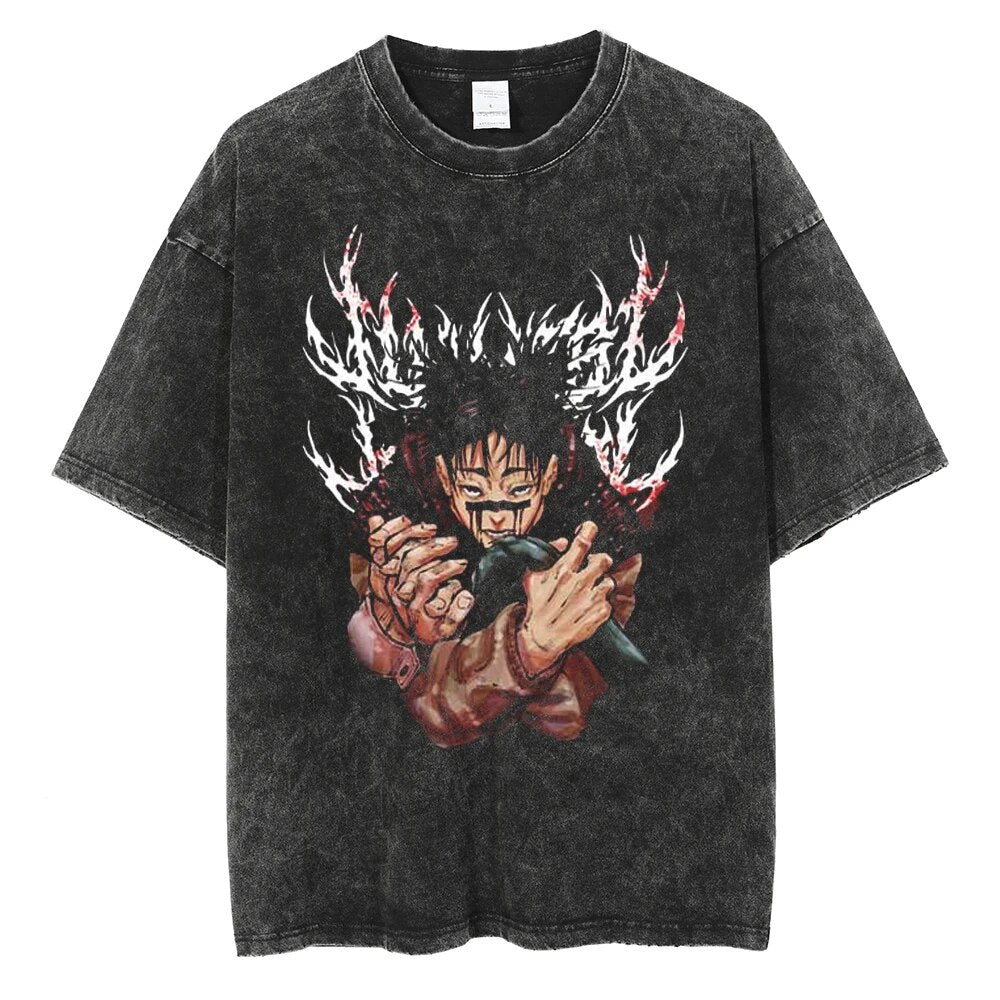 Nysekai "Blood Manipulation V2" Vintage Oversized T Shirt