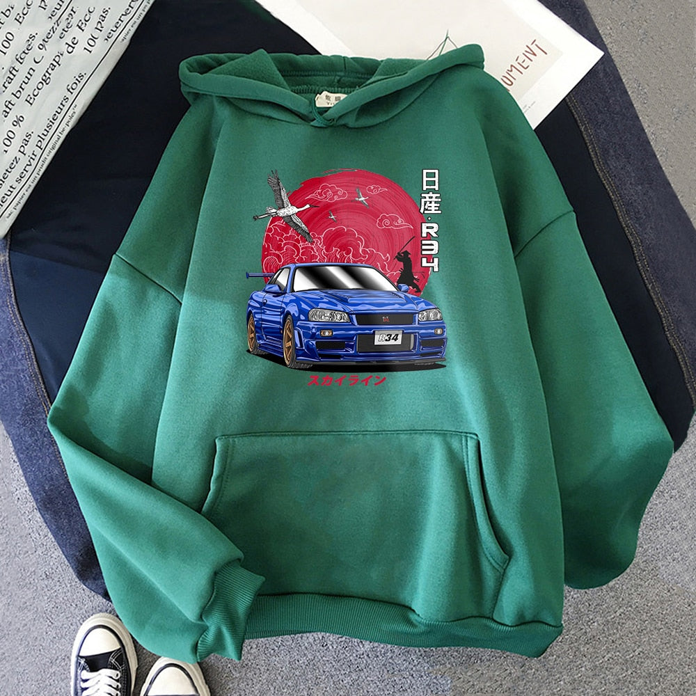 Nysekai Skyline GT-R R34 Hoodie