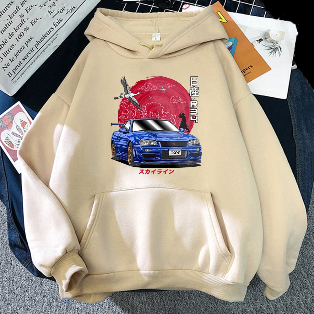 Nysekai Skyline GT-R R34 Hoodie