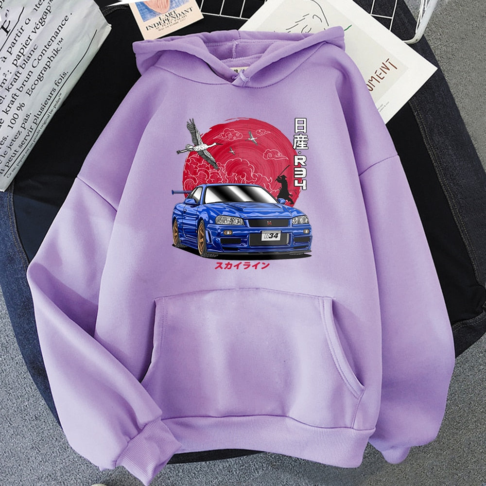 Nysekai Skyline GT-R R34 Hoodie