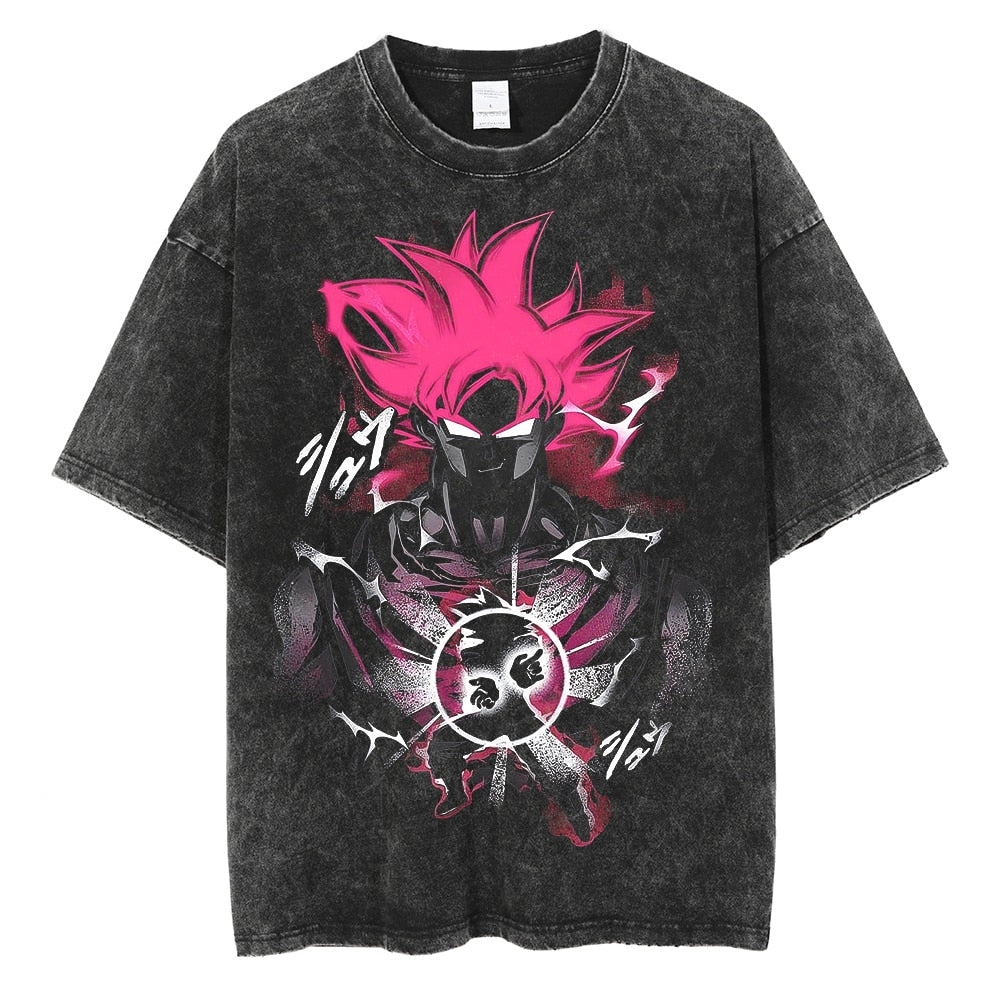 Nysekai "Goku" Vintage Oversized T Shirt