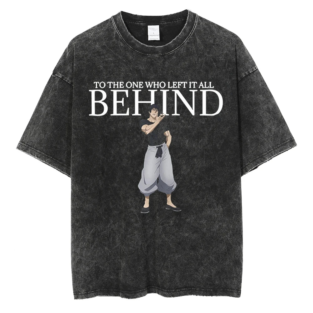 Nysekai 'Behind V3" Vintage Oversized T Shirt