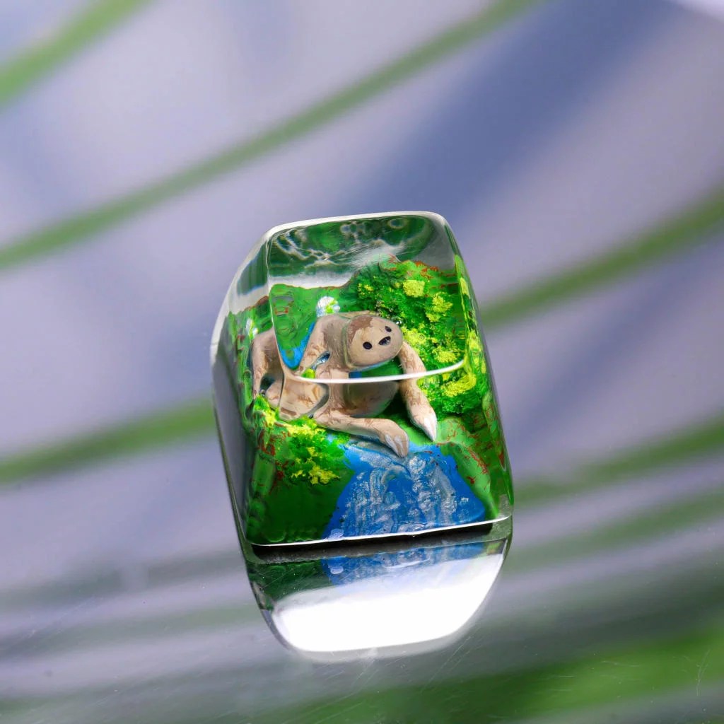 Sloth artisan keycap - Hirosart