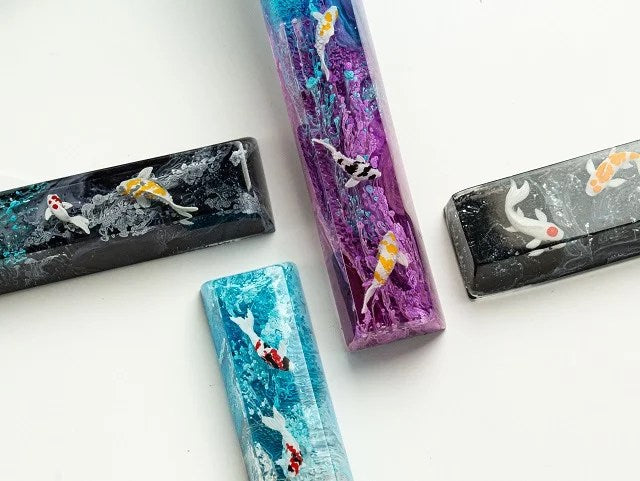 Custom Koi Resin Keycap - Hirosart