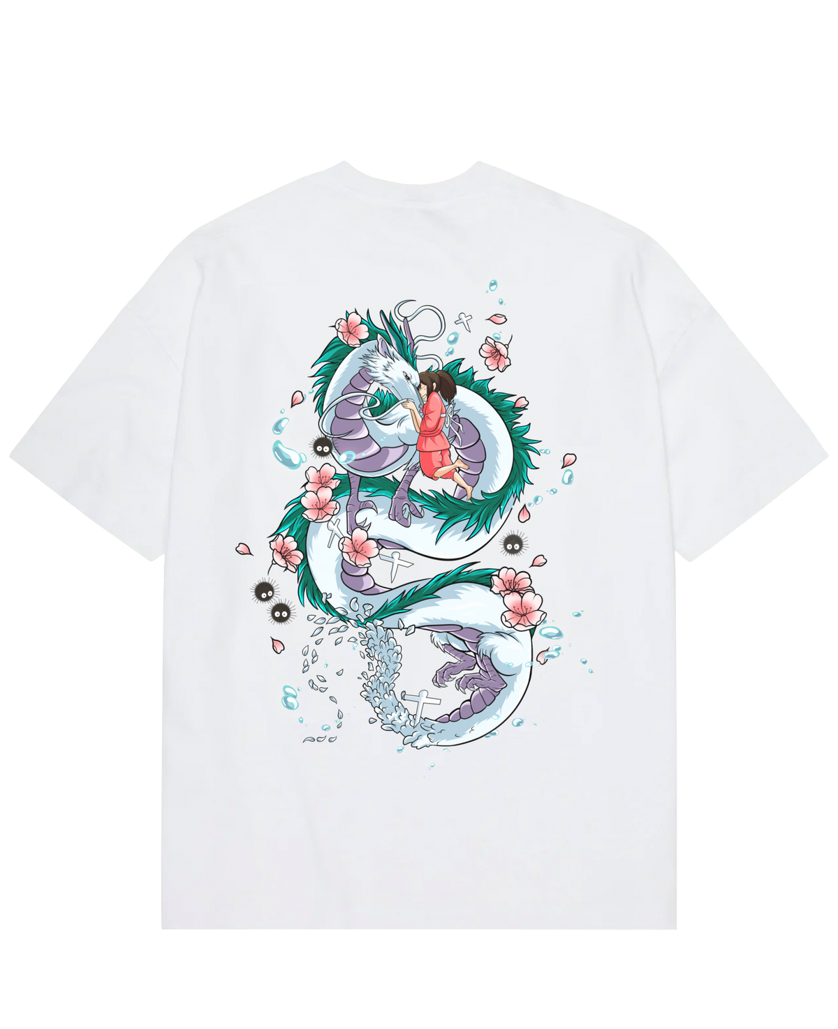 "Haku & Chihiro - Spirited Away" Oversize T-Shirt