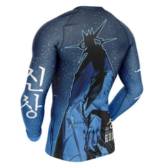 Statue of God Solo Leveling Long Sleeve Rash Guard Compression