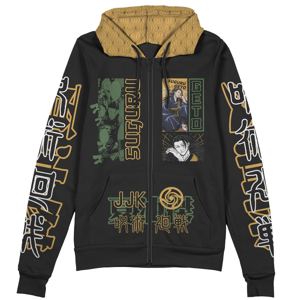 Suguru Geto Jujutsu Kaisen Streetwear Zip Hoodie Jacket