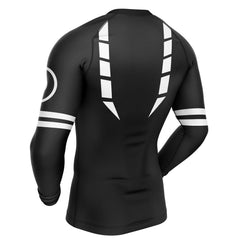 Sukuna White Marks Jujutsu Kaisen Long Sleeve Rash Guard Compression