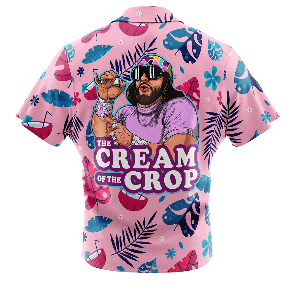 The Cream of the Crop Pro Wrestling Button Up Hawaiian Shirt version 2