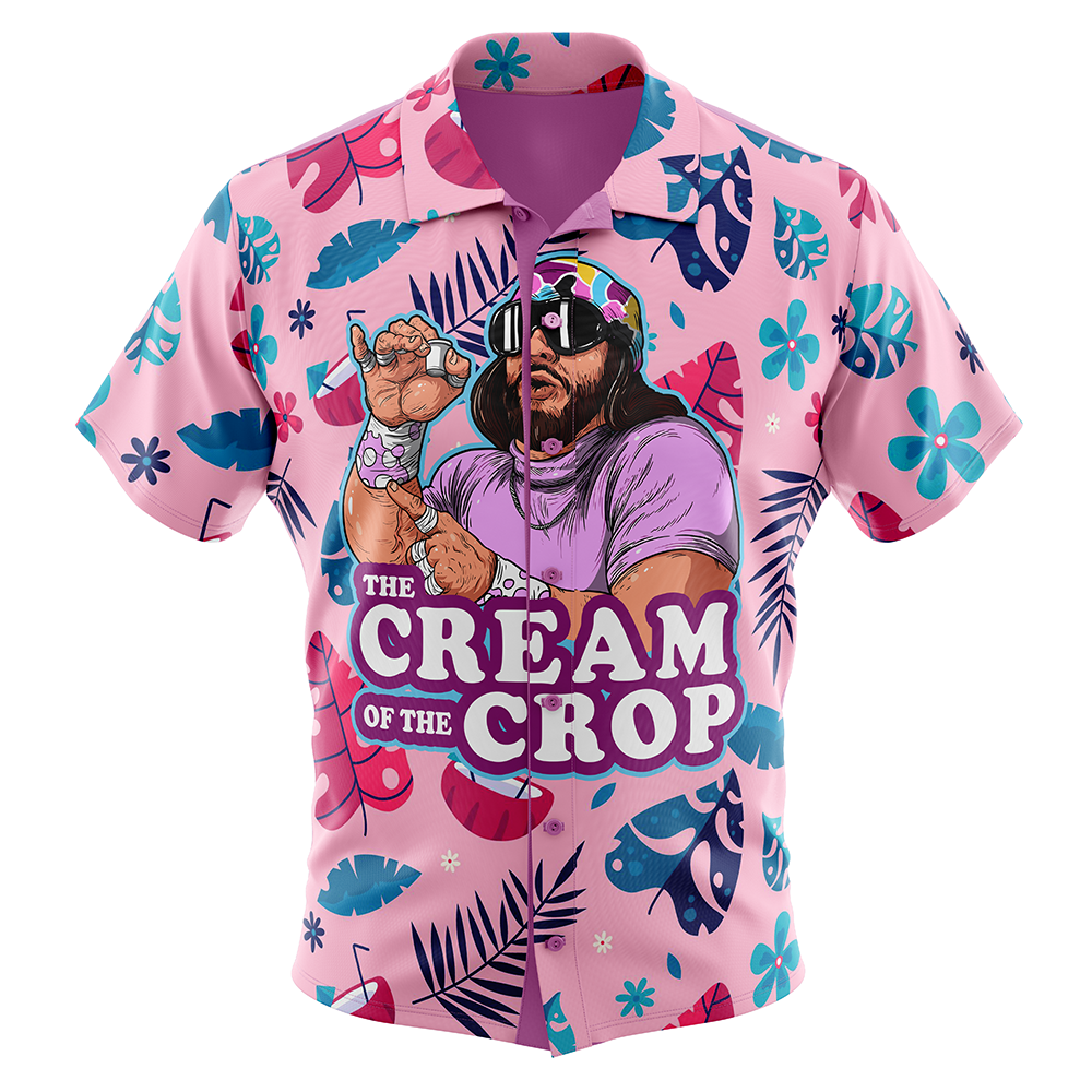 The Cream of the Crop Pro Wrestling Button Up Hawaiian Shirt version 2