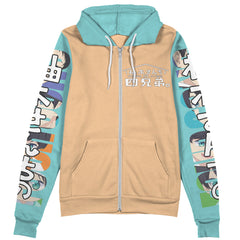 The Yuzuki Family’s Four Sons Streetwear Zip Hoodie Jacket