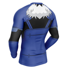 Tobirama Senju Naruto Long Sleeve Rash Guard Compression