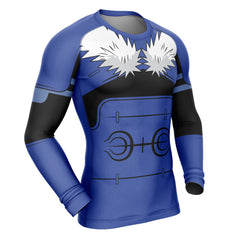 Tobirama Senju Naruto Long Sleeve Rash Guard Compression