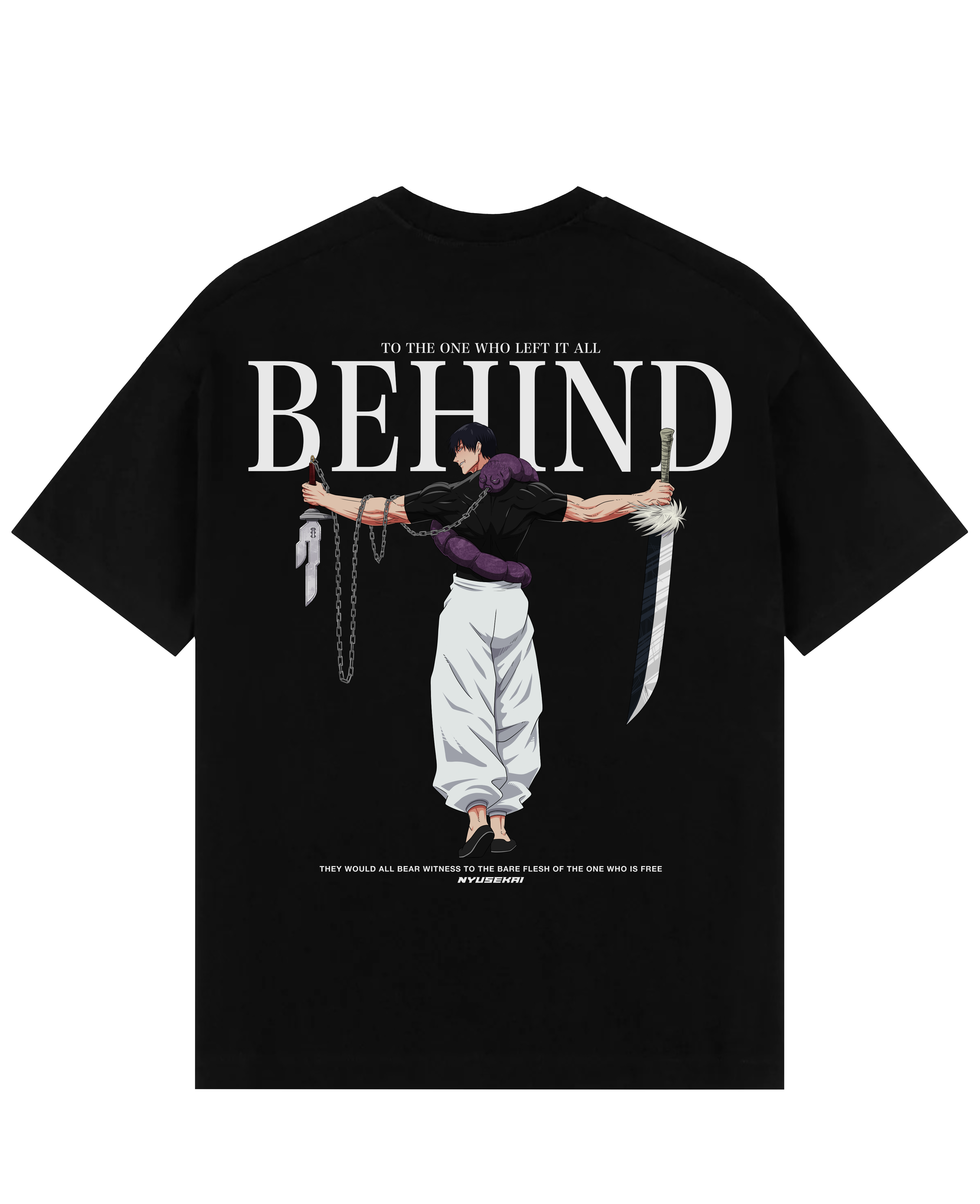 "Toji X The one who left it all behind - Jujutsu Kaisen" Oversize T-Shirt