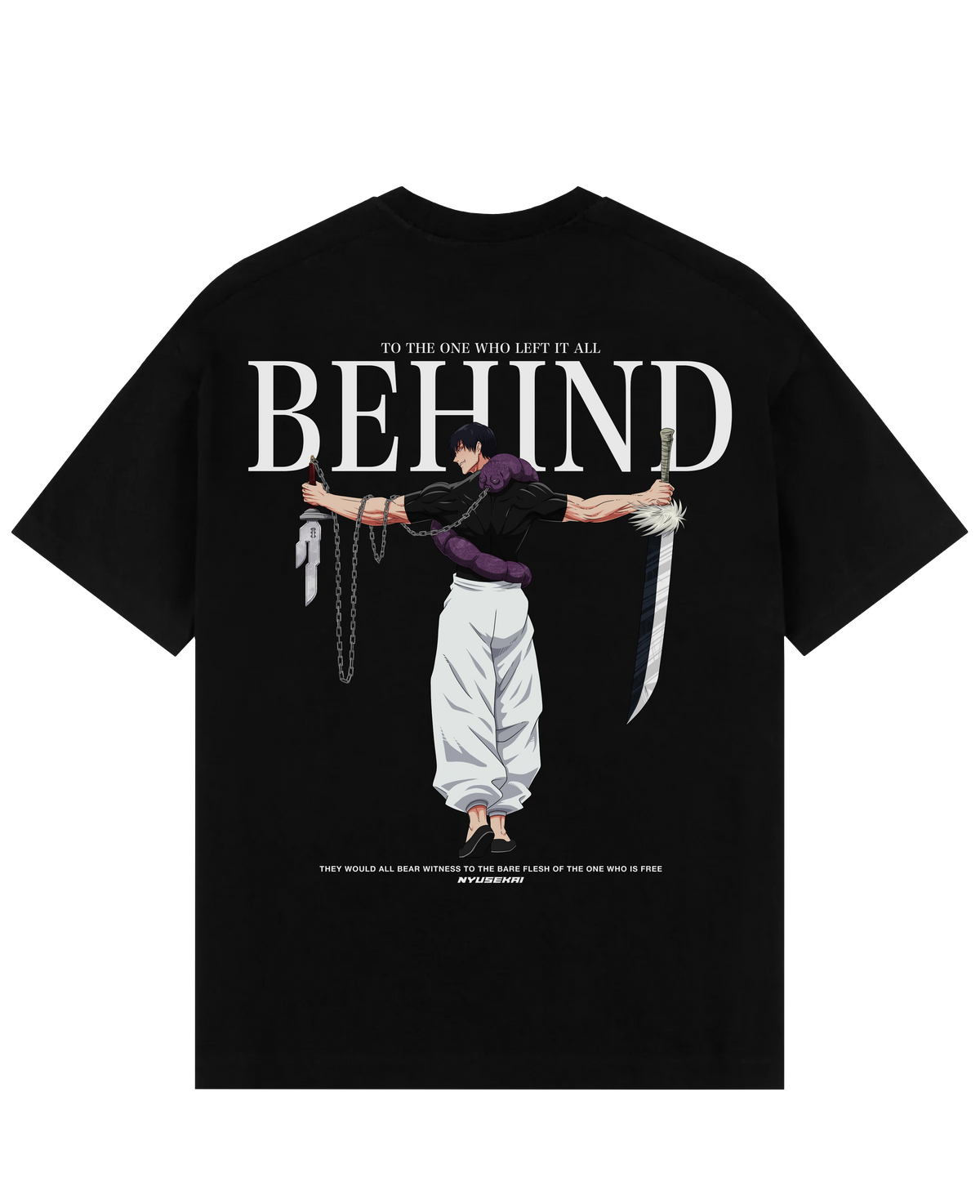 "Toji X The one who left it all behind - Jujutsu Kaisen" Oversize T-Shirt