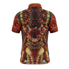 Trippy Natsu Dragneel x Igneel Fairy Tail Polo Goft Shirt