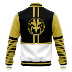 White Ranger Mighty Morphin Power Rangers Varsity Jacket