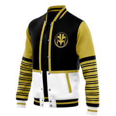 White Ranger Mighty Morphin Power Rangers Varsity Jacket