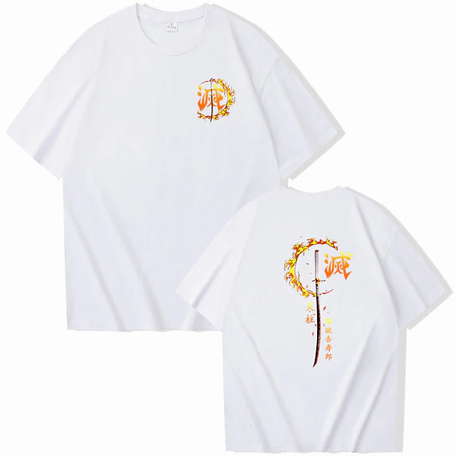 Nysekai "Rengoku X Sword - Demon Slayer" Oversize T Shirt