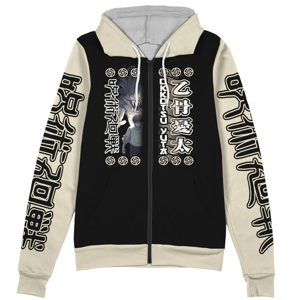 Yuta Okkotsu Jujutsu Kaisen Streetwear Zip Hoodie Jacket