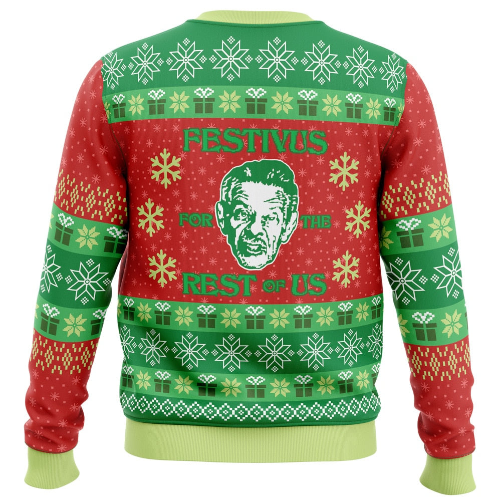 A Festivus for the Rest of Us Seinfeld Ugly Christmas Sweater