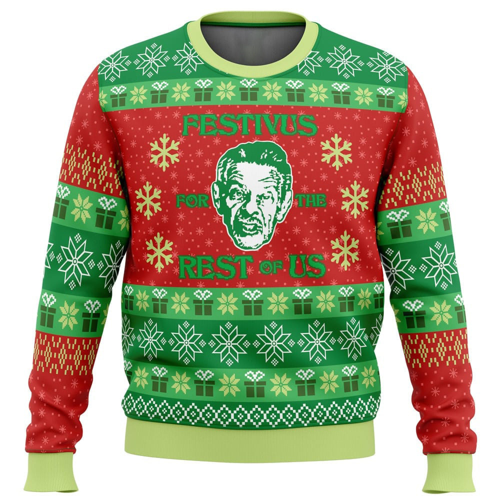 A Festivus for the Rest of Us Seinfeld Ugly Christmas Sweater