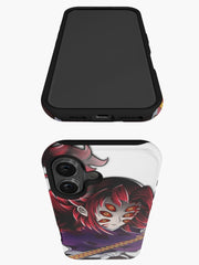 Nysekai "Kokushibo Moon Samurai 2" Demon Slayer iPhone 11-16 Phone Case