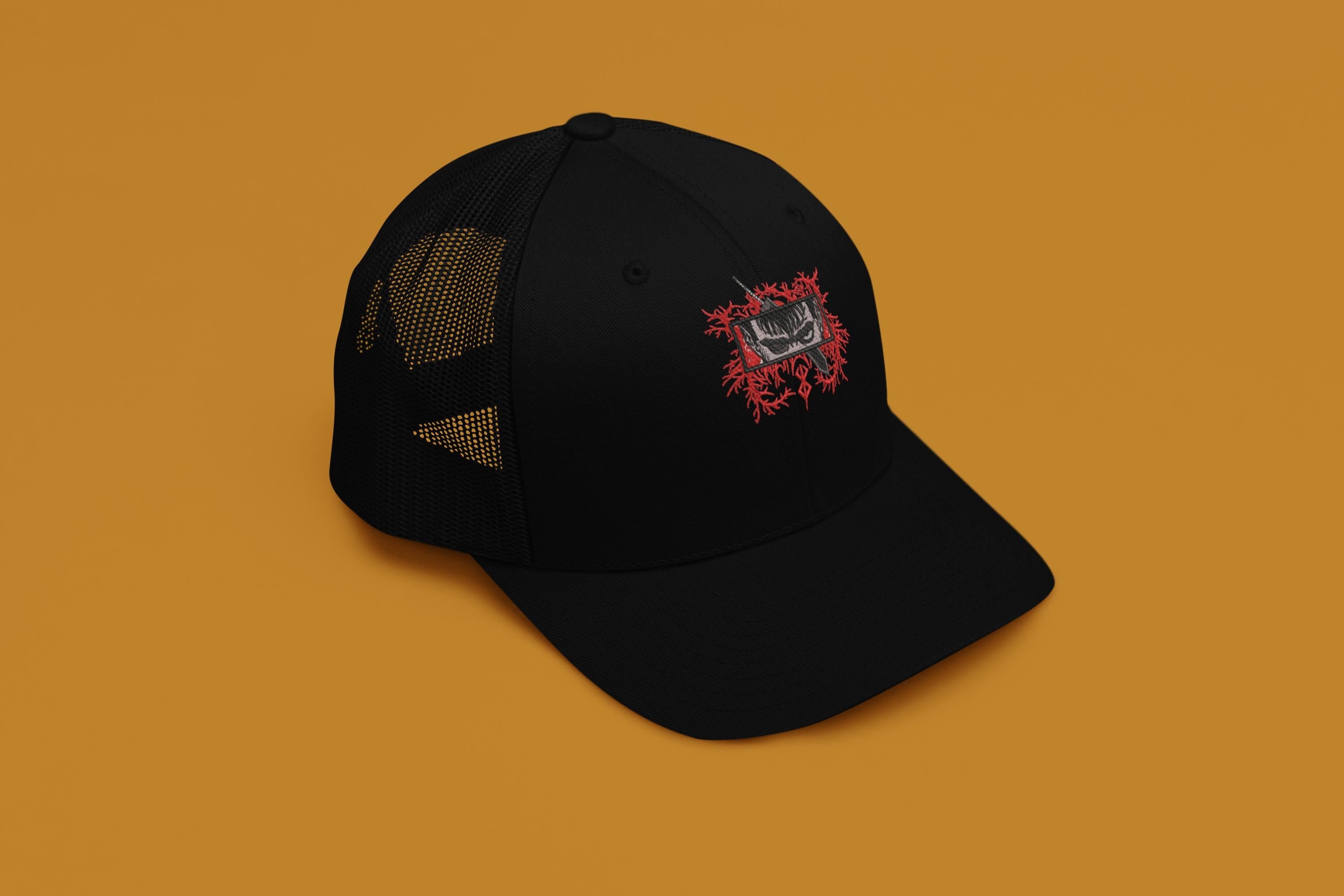 Nysekai "Berserk Anime Embroidered" Trucker Hat