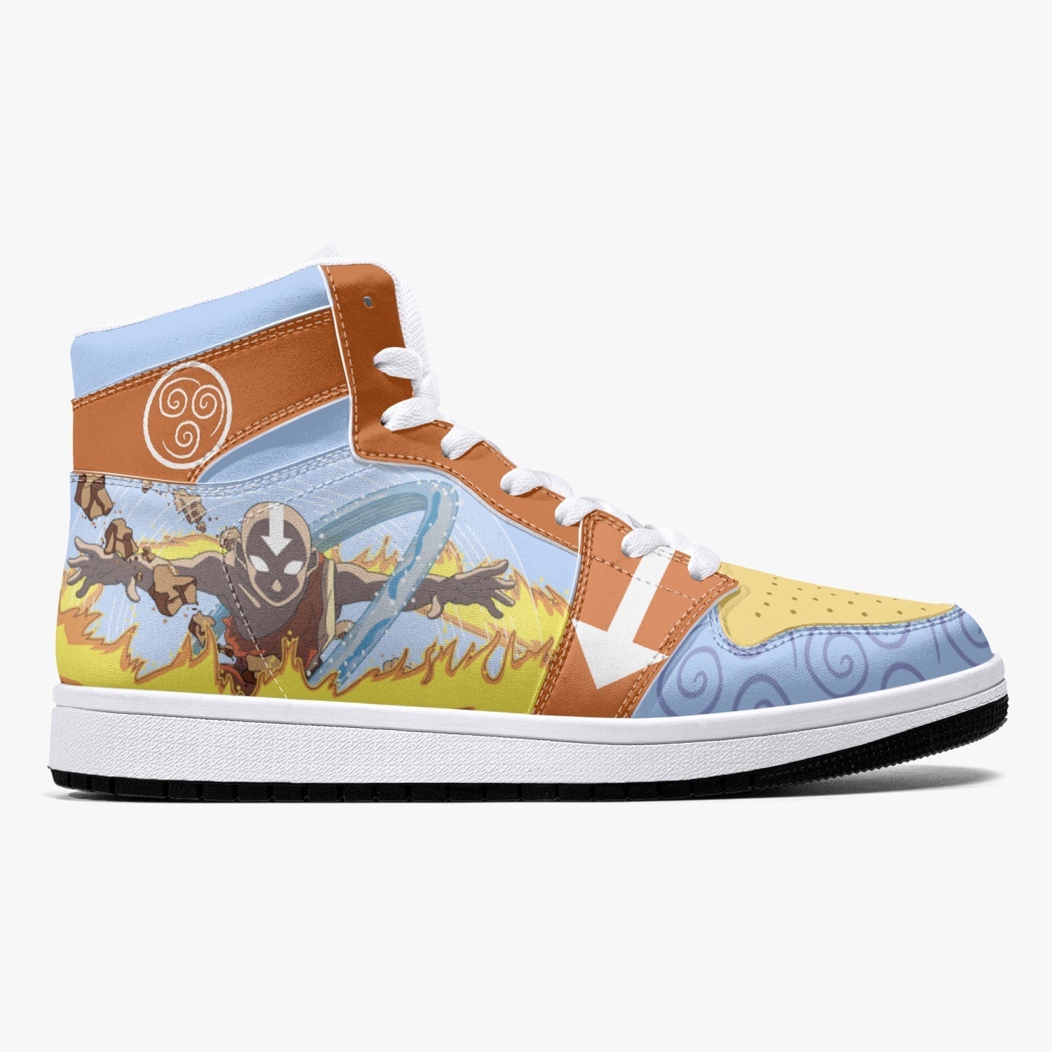 Aang Avatar Mid 1 Basketball Shoes