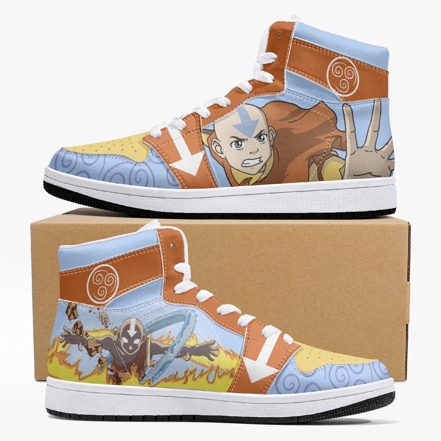 Aang Avatar Mid 1 Basketball Shoes